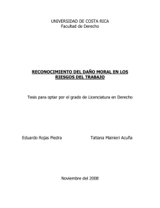 UNIVERSIDAD DE COSTA RICA Facultad de Derecho