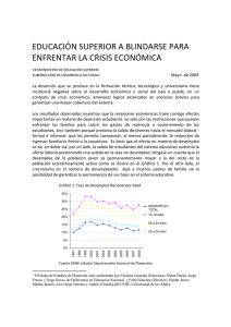 Crisis económica y deserción