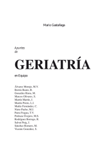 geriatría - Editorial Club Universitario