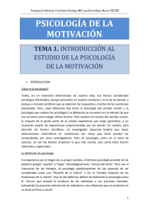 psicología de la motivación