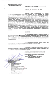 Decreto E-370-2014 - Transparencia de Colina