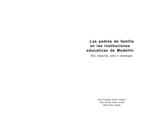 Los padres de familia en las instituciones educativas de Medellín
