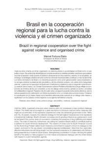 Brasil en la cooperación regional para la lucha contra la