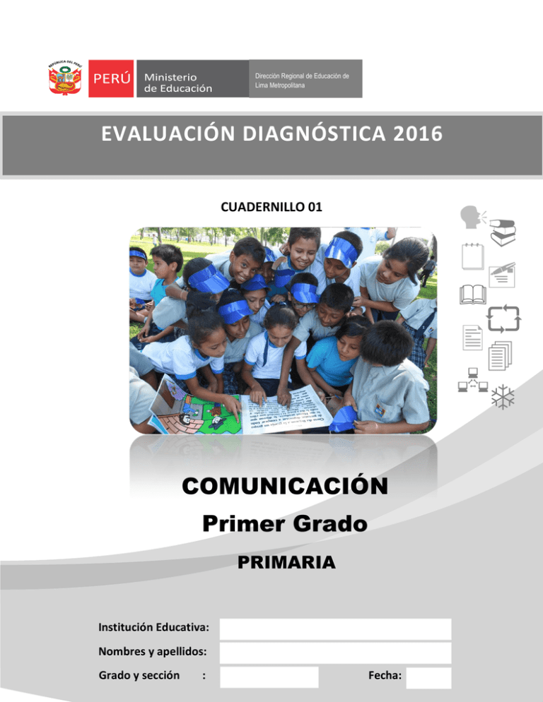 Evaluación Diagnostica Comunicación - Primaria