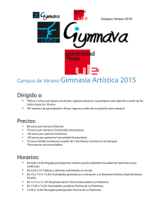 Gimnasia Artística 2015