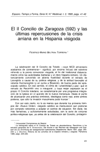El II Concilio de Zaragoza (592) - e