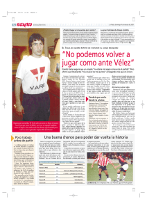 “No podemos volver a jugar como ante Vélez”