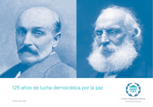 125 años de lucha democrática por la paz