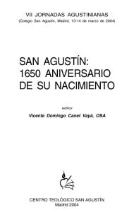 SAN AGUSTÍN: 1650 ANIVERSARIO DE SU NACIMIENTO