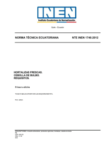 norma técnica ecuatoriana nte inen 1746:2012