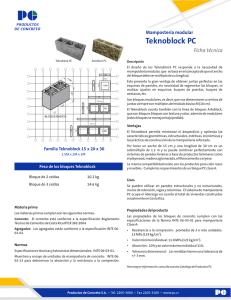Teknoblock PC - Productos de Concreto