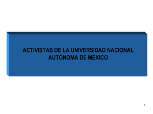 activistas de la universidad nacional autónoma de méxico