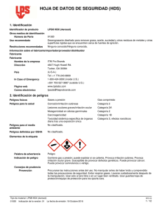ficha de datos de seguridad del lps&reg; hdx