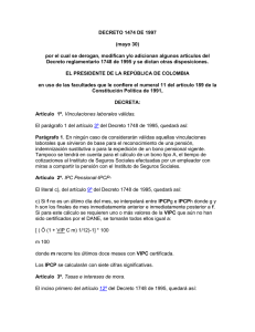 DECRETO 1474 DE 1997