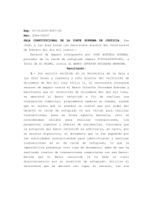 Recurso de amparo voto Nº 02037-04 Guzmán contra el