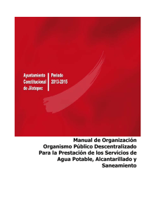 Manual de Organización Organismo Público Descentralizado Para