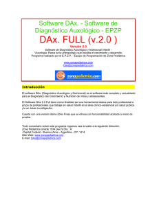 Descargar Manual del Software DAx Click aqui
