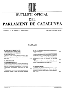 La - Parlament de Catalunya