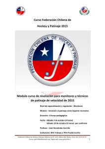 Curso Federación Chilena de Hockey y Patinaje 2015