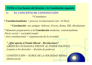 Tema 4 - Derecho Constitucional