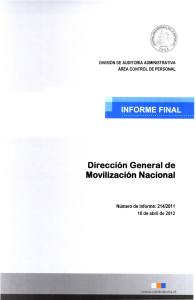 informe final 214-11 dirección general de movilización