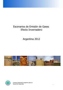 escenarios de emisión de gei - Consejo Empresario Argentino para