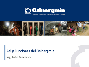 5.- Rol y Funciones del Osinergmin.