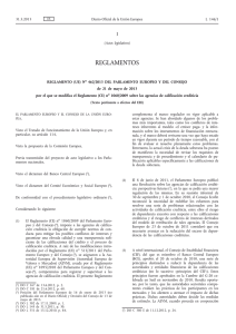 Reglamento (UE) no 462/2013 del Parlamento Europeo y del