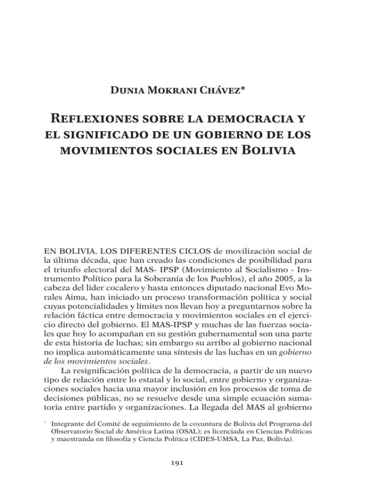 Reflexiones Sobre La Democracia Y El Significado De Un