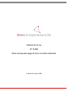 Historia de la Ley Nº 19.808 Dicta normas para pago de hora no