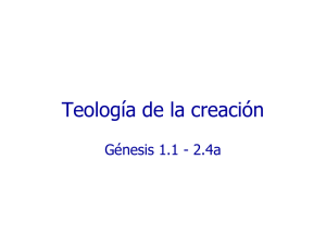 Teología de la creación