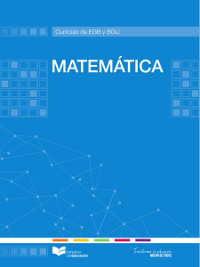 Matemática, Educación General Básica y