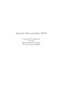 Manual de Microcontrolador 16F873