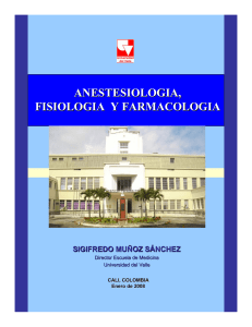 anestesiologia, fisiologia y farmacologia