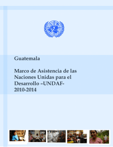 Guatemala Marco de Asistencia de las Naciones Unidas