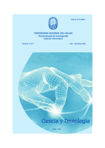 Ciencia y Tecnología - Universidad Nacional del Callao.