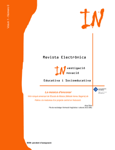 La música d`enconar - IN - Revista Electrònica d`Investigació i