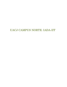 UACJ CAMPUS NORTE: IADA-IIT