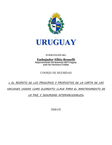 uruguay - Consejo de Seguridad de las Naciones Unidas