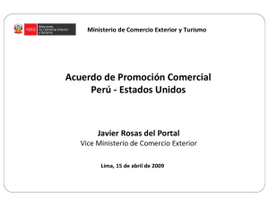 Acuerdo de Promoción Comercial Perú