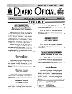 ministerio de relaciones exteriores - Diario Oficial de la República