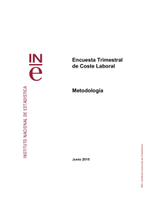 Metodología general - Instituto Nacional de Estadistica.