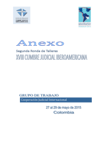 Anexo cooperación judicial - Cumbre Judicial Iberoamericana