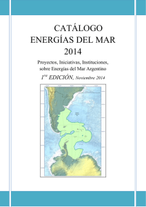 catálogo energías del mar 2014 - UTN FRGP