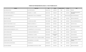 Padrón de Proveedores 2013 - Instituto Electoral del Estado de