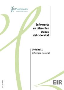 Enfermería en diferentes etapas del ciclo vital