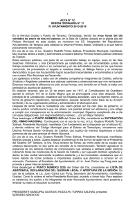 11 acta 12 sesion ordinaria 11 - Gobierno Municipal de Tampico