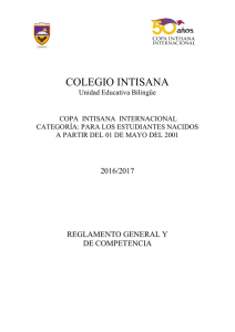 Reglamento - Colegio Intisana