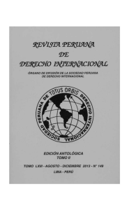revista peruana de derecho internacional