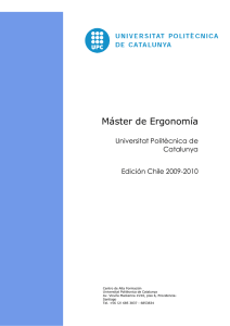 Máster de Ergonomía - INGENIERIADELTRABAJO042010
